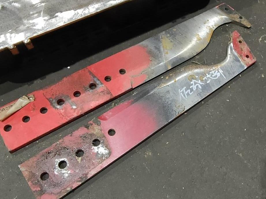 サブソイラー刃　再生前